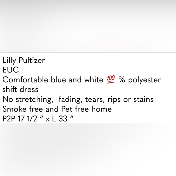 LILLY PULITZER “I’m game” blue and white Madeline shift dress size 4 EUC - Picture 7 of 9